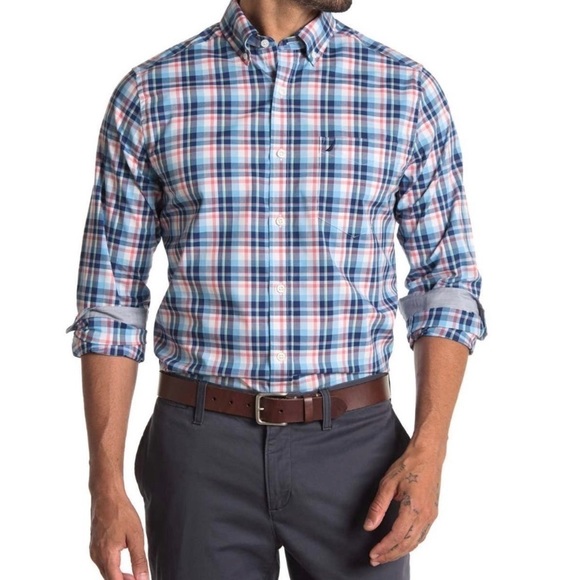 Nautica Other - NWT! NAUTICA PLAID OXFORD BUTTON DOWN SHIRT